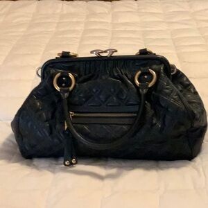 Marc Jacobs Black Quilted Satchel